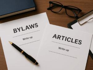 Business Bylaws & Articles of Incorporation — Document Writing Service