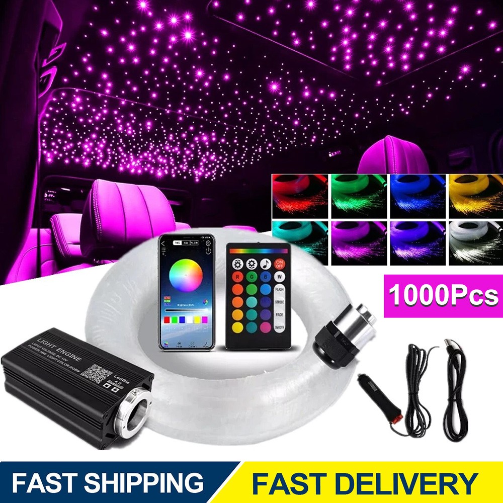 1000-piece car and home fiber optic star light kit