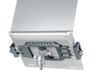 Adjustable Aluminum Laptop Stand for Tripods – Arca-Swiss Compatible