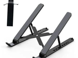 Adjustable Foldable Laptop Stand with ABS & Silicone Support