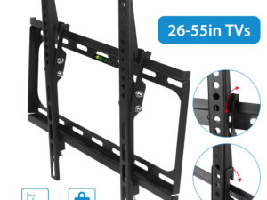 1Pc TV Wall Mount Tilt Dual Arm TV Mount Brackets Maxim