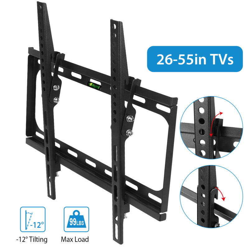 1Pc TV Wall Mount Tilt Dual Arm TV Mount Brackets Maxim