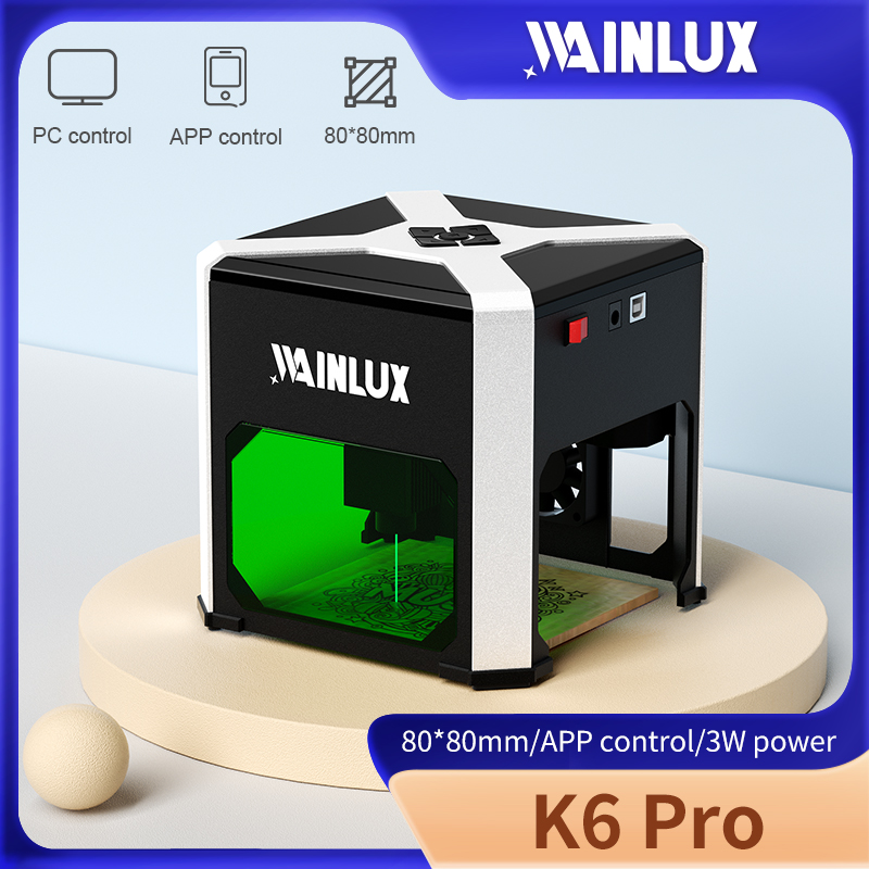 WAINLUX K6 3000mW Mini CNC Laser Engraver