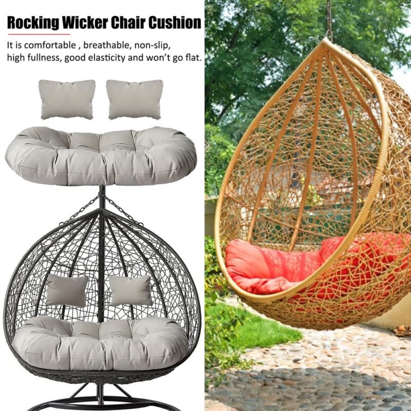 13961edf-d793-4ccf-9b02-c7417d98bb46 Garden Hanging Cradle Swing Comfort Cushion