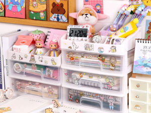 Storage Box Student Dormitory Desk Miscellaneous Desk Stationery Multi-Layer Shelf