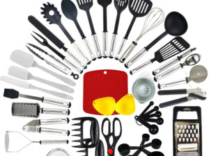 Non-Stick Spatula And Spoon Nylon Kitchen Utensils 44-Piece Cooking Spatula And Spoon Kitchen Utensils