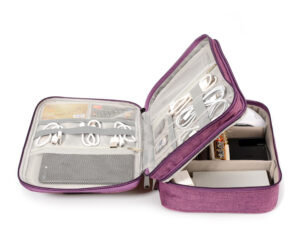 Cable Organizer Bag Travel Electronic Accessories Carrying Case for Digital Camera, USB, Charger, Power Bank Storage Bag Box