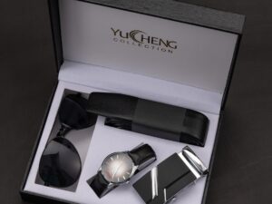 WatchCreative Valentine’s Day Gifts Men’s Suit Belt Glasses Men’s Watch Business Gifts