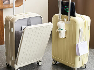 Multi-Function Front Open Cover Luggage