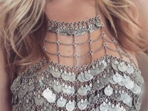 206693242530 Bohemian Body Chain Coins Top