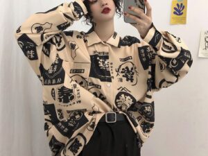 Streetwear Harajuku clothing ladies shirts