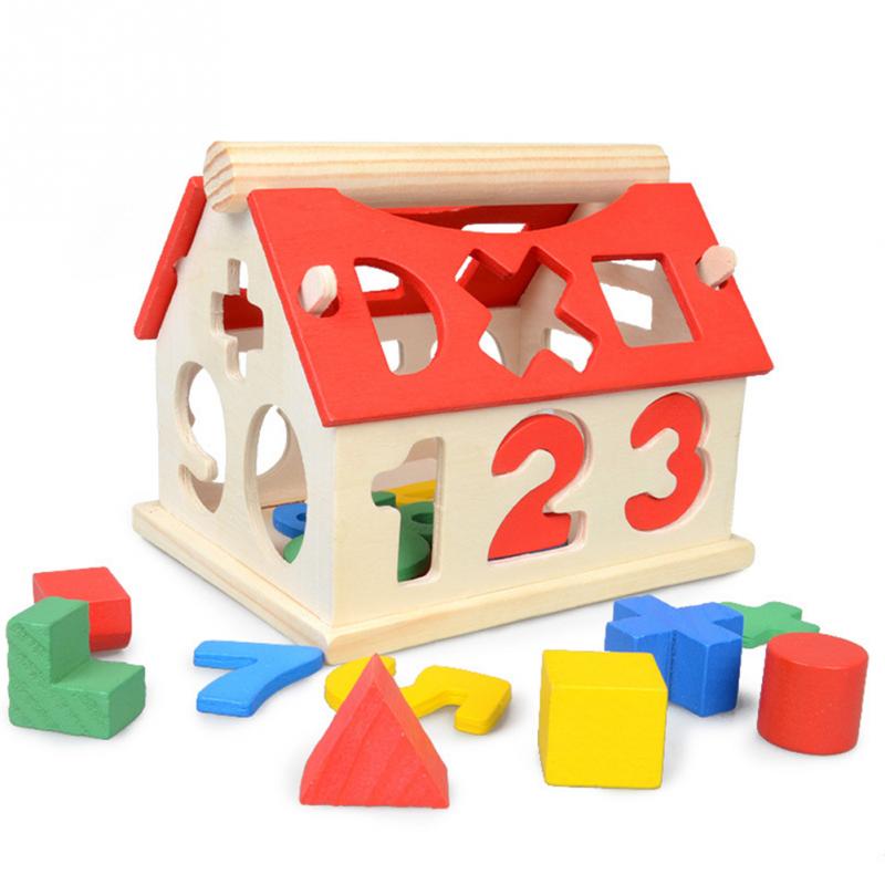 Children’s Digital House Wisdom House Cute Digital Pairs Early Learning Educational Toys