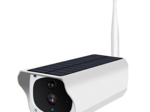 Solar surveillance camera low power camera
