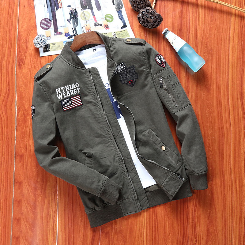 2566188573102 Men’s flight jacket baseball uniform