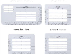 4Pcs Envelope Transparent Handwriting Practice Templates