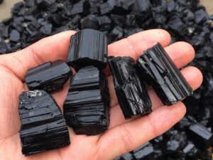 2b7d2b2d-3519-4b70-86c6-282ca7653871 Natural Black Tourmaline Crystal Gemstone Collectibles