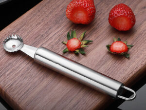 Stainless Steel Strawberry Stem Remover Creative Kitchen Gadgets
