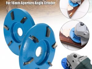 50520960232764 Meterk Six Teeth Power Wood Carving Disc Tool Milling Cutter For 16mm Aperture Angle Grinder Power Tool Accessories