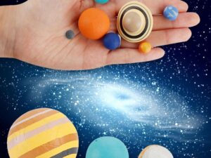 Simulation The Solar System Plastic Cosmic Planet System Universe Model Figures Teaching Materials Science Educational Toys