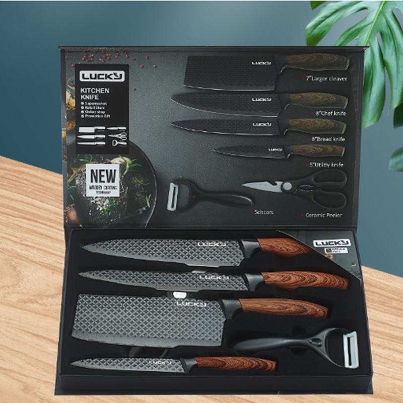 609128261373 Household Knives Set Kitchen Combination Kitchenware