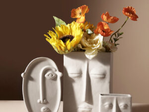 Nordic Creative Ceramic Vase Simple Face Decoration Bedroom Decoration Livingroom Porch Flower Arrangement Home Decoration Nordic Creative Ceramic Vase Simple Face Decoration Bedroom Decoration Livingroom Porch Flower Arrangement Home Decoration