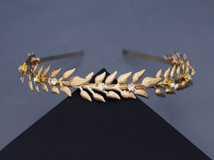 Online Influencer Jewelry Retro Golden Headband