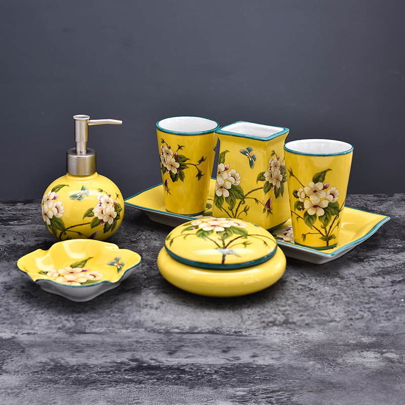 64e7add4-2dd1-4b97-a7f0-d5f9d0e1a8e0 Wedding Supplies Ceramic Bathroom Components Set