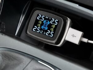 Tire Pressure Monitoring System Sensors Cigarette Lighter USB port Auto Security Alarm Systems Tire Pressure
