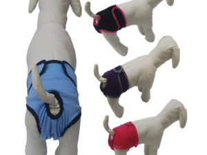 678775752624 Dog Shorts Puppy Physiological Diapers Panties Waterproof Adjustable Cute Pattern Dog Physiological Pants Pet Costumes Supplies