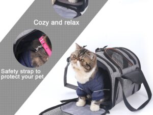 Multi-functional Folding Pet Puppy Dog Cat Car Seat Basket Pet Travel Carrier Bag