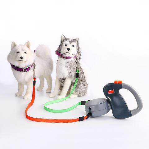 765934269416 Retractable Dual Pet Dog Walking Leash