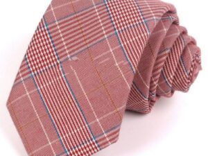 Plaid Series 7cm Mens Suit Accessories