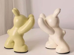 Decorative Ceramic Book Ends Creative Animal Figurine Book Ends Stands Suitable For Hold Cds Dvds Magazines