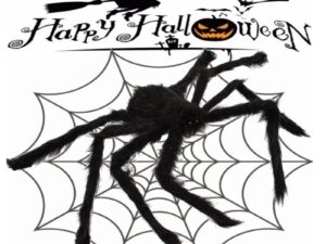 Halloween Ghost Festival Supplies Bar Decoration Props Plush Spider Haunted House Prop Indoor Outdoor Giant Decor