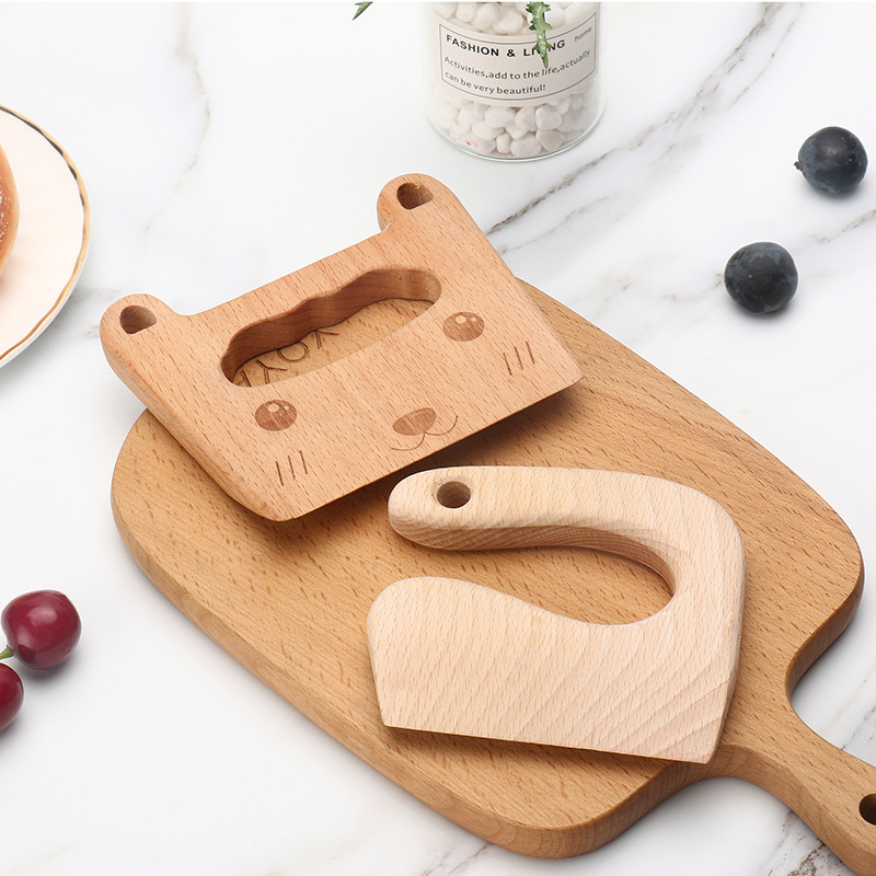 Children’s Wooden Knife For Cutting Fruits And Vegetables