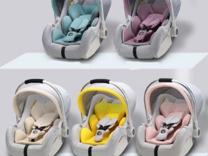 Baby Car With Car Foldable Safety Seat Basket Portable Car Cradle