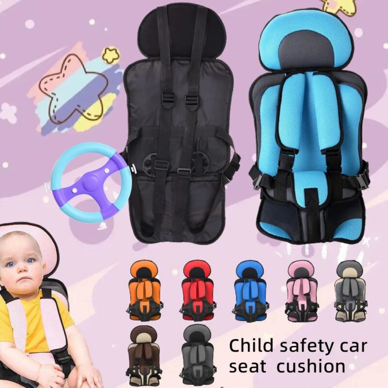 Infant Safe Seat Mat Portable Baby Safety Seat Children’s Chairs Updated Version Thickening Sponge Kids Car Stroller Seats Pad