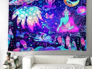 Mushroom Meditation Tapestry