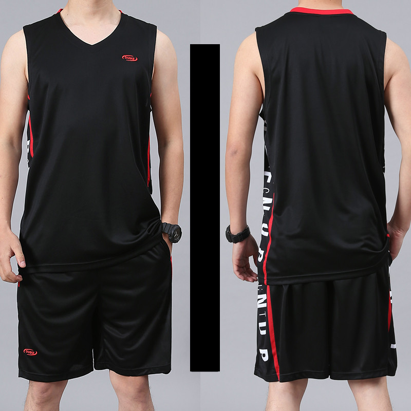 Basketball Sports Suit Men’s Summer Casual Wear Sleeveless Thin Vest Running Suit Shorts Sportswear